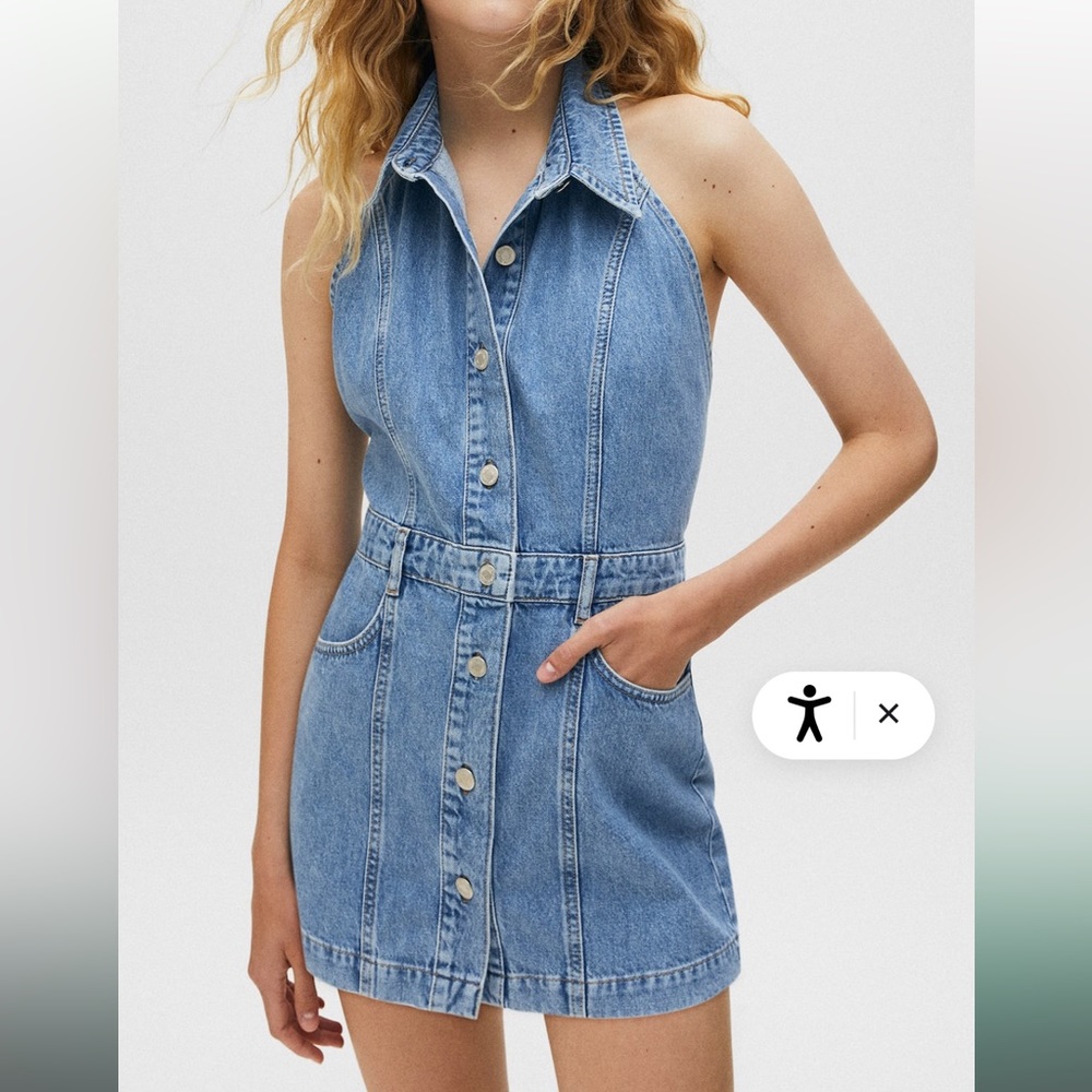 Pull and bear never worn denim dress